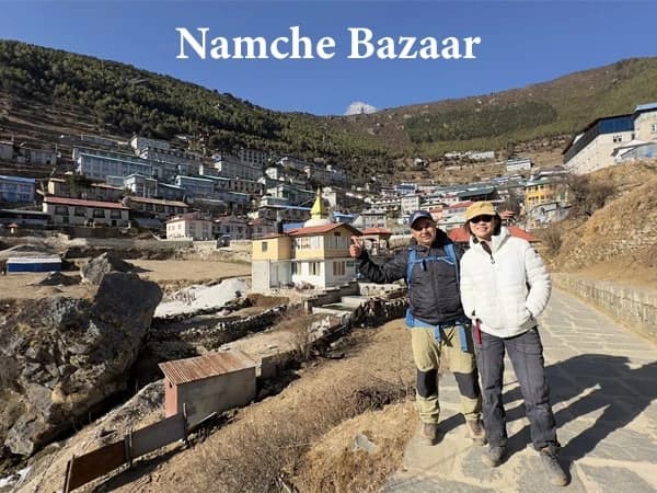 Namche Bazaar in Khumbu Region, Nepal
