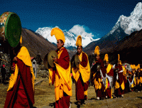 Monks dance