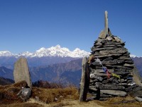 Mountain with Stupa